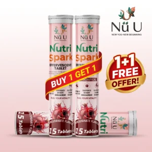 NüU Nutri Spark Effervescent Tablets 1+1 (Offer)